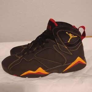 Jordan Black and Yellow Men's Shoes